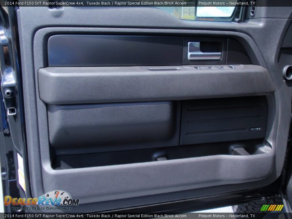 2014 Ford F150 SVT Raptor SuperCrew 4x4 Tuxedo Black / Raptor Special Edition Black/Brick Accent Photo #28