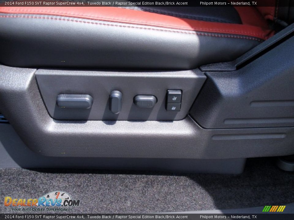 2014 Ford F150 SVT Raptor SuperCrew 4x4 Tuxedo Black / Raptor Special Edition Black/Brick Accent Photo #32