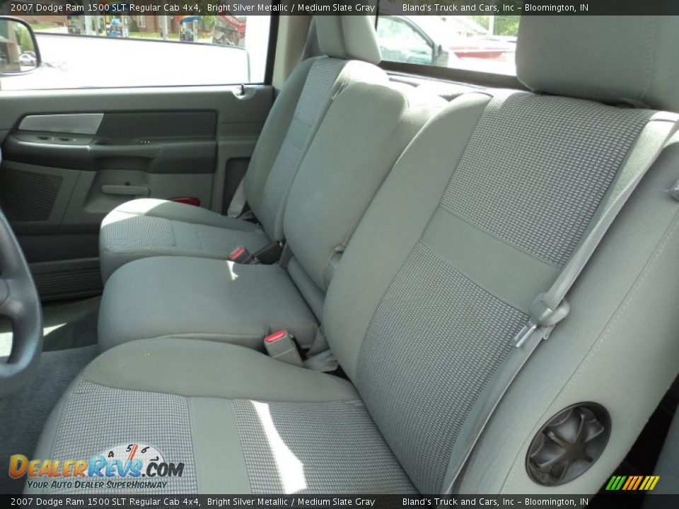 2007 Dodge Ram 1500 SLT Regular Cab 4x4 Bright Silver Metallic / Medium Slate Gray Photo #5