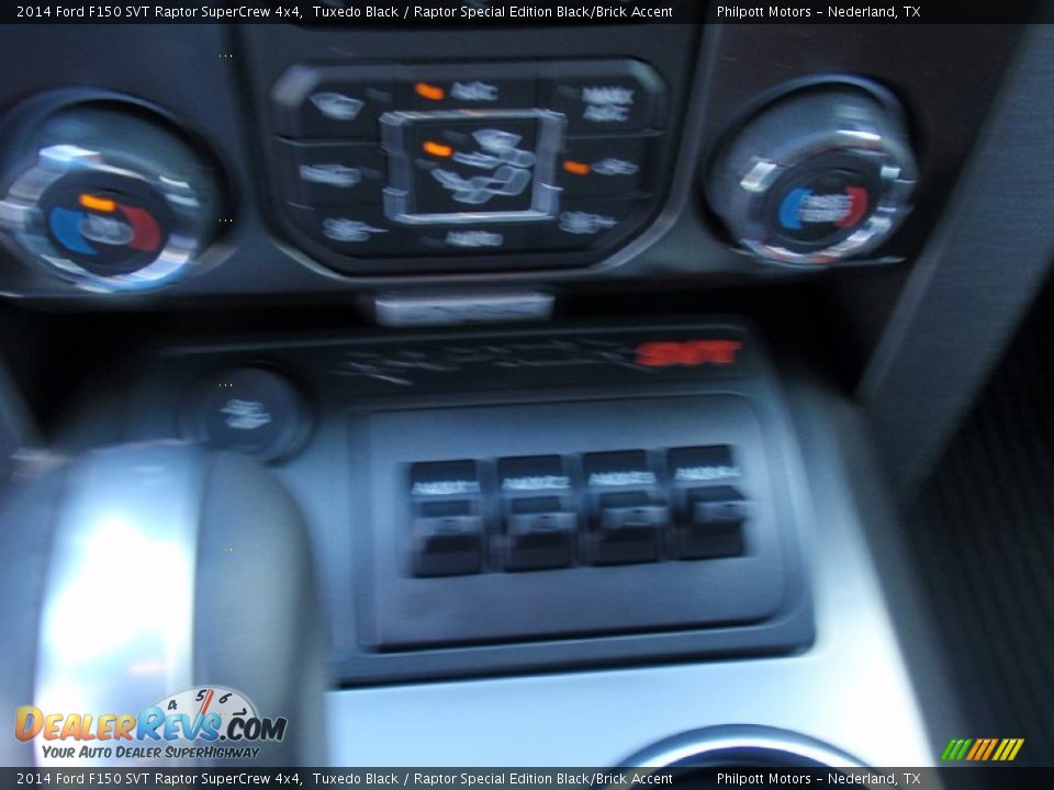 2014 Ford F150 SVT Raptor SuperCrew 4x4 Tuxedo Black / Raptor Special Edition Black/Brick Accent Photo #35