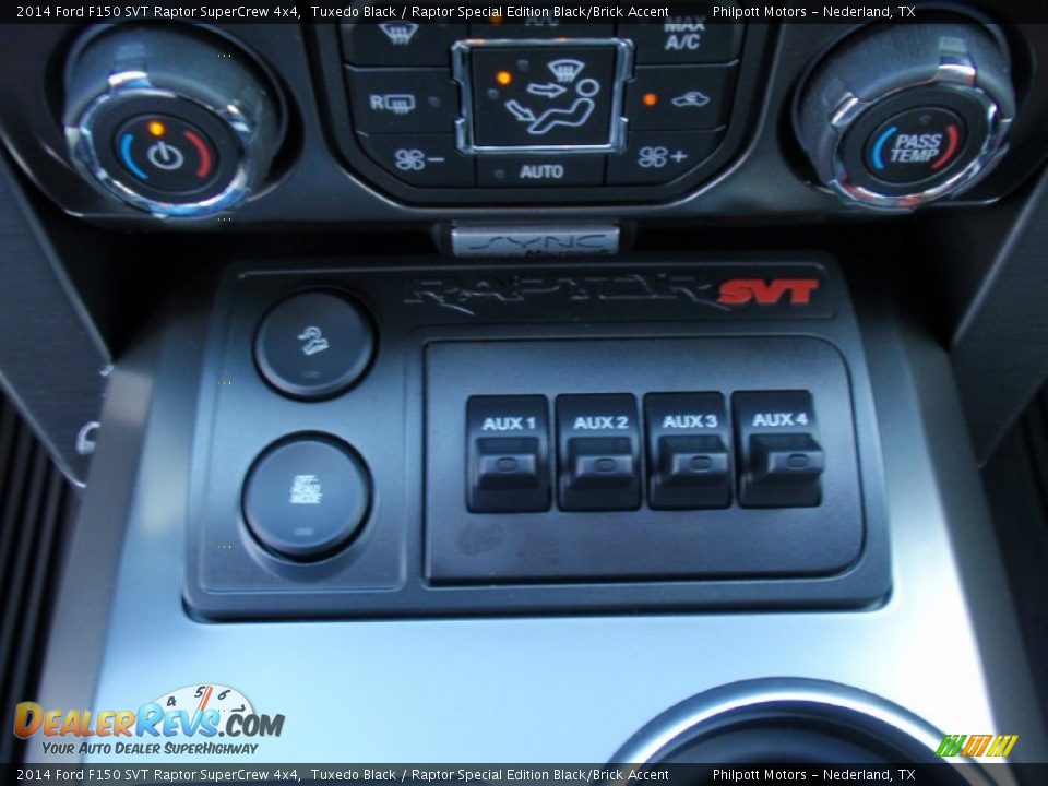 2014 Ford F150 SVT Raptor SuperCrew 4x4 Tuxedo Black / Raptor Special Edition Black/Brick Accent Photo #36