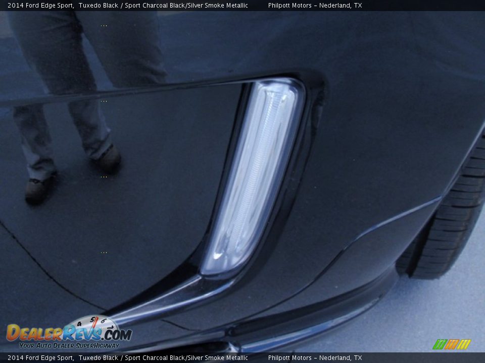2014 Ford Edge Sport Tuxedo Black / Sport Charcoal Black/Silver Smoke Metallic Photo #10