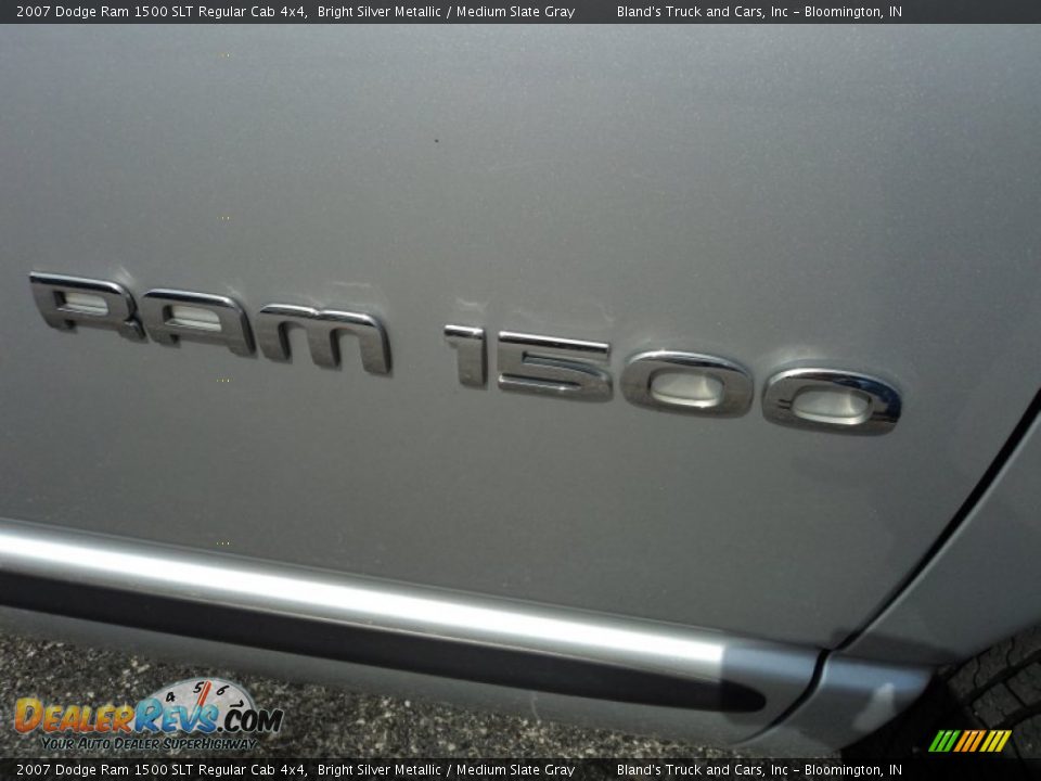 2007 Dodge Ram 1500 SLT Regular Cab 4x4 Bright Silver Metallic / Medium Slate Gray Photo #23