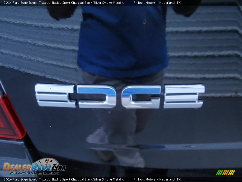 2014 Ford Edge Sport Tuxedo Black / Sport Charcoal Black/Silver Smoke Metallic Photo #16