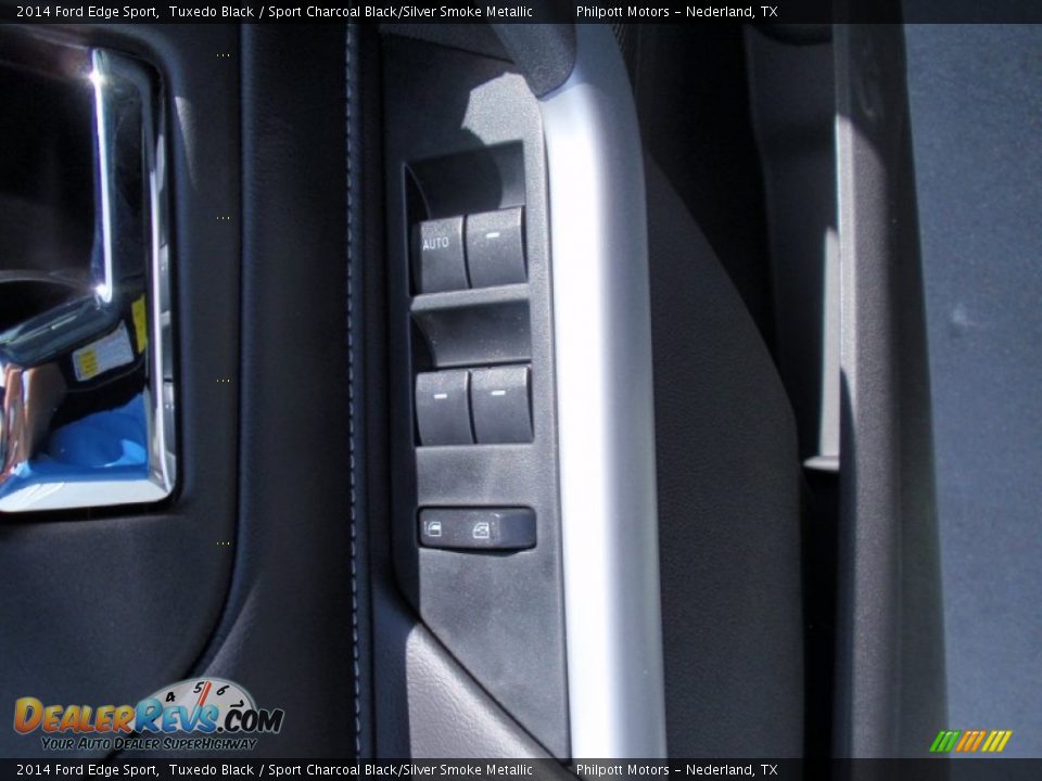 2014 Ford Edge Sport Tuxedo Black / Sport Charcoal Black/Silver Smoke Metallic Photo #28