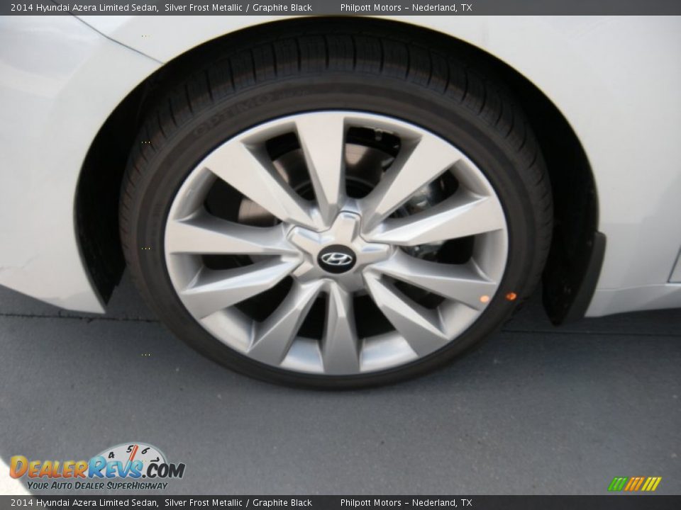 2014 Hyundai Azera Limited Sedan Silver Frost Metallic / Graphite Black Photo #10