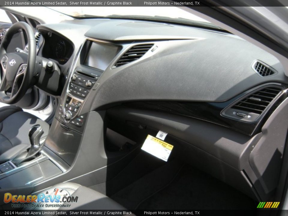 2014 Hyundai Azera Limited Sedan Silver Frost Metallic / Graphite Black Photo #17