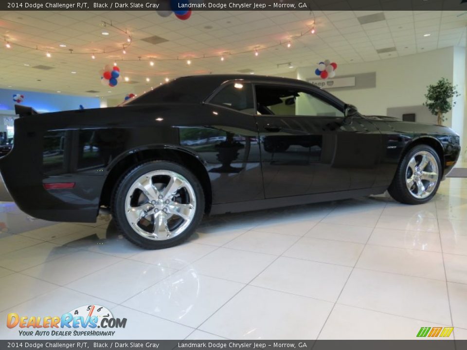 2014 Dodge Challenger R/T Black / Dark Slate Gray Photo #3