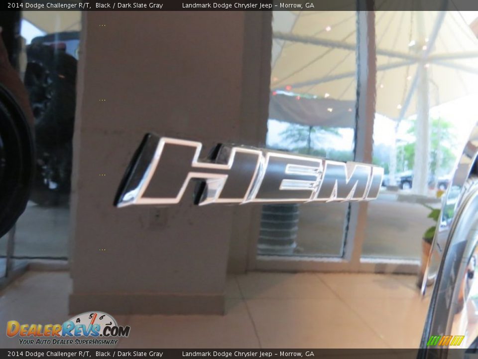 2014 Dodge Challenger R/T Black / Dark Slate Gray Photo #4
