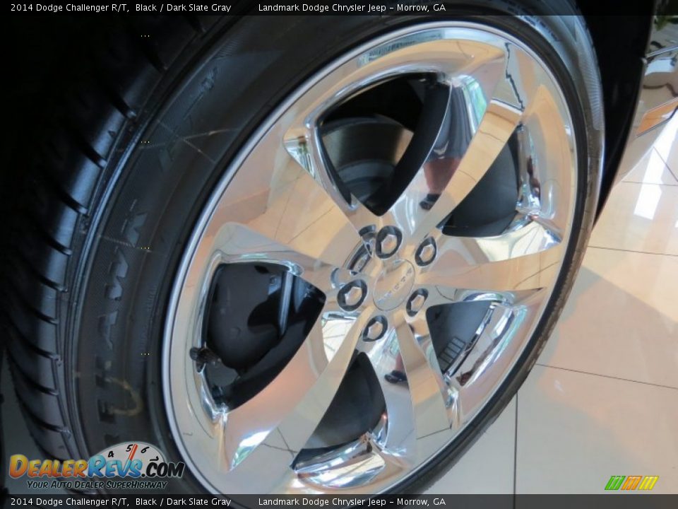 2014 Dodge Challenger R/T Black / Dark Slate Gray Photo #5