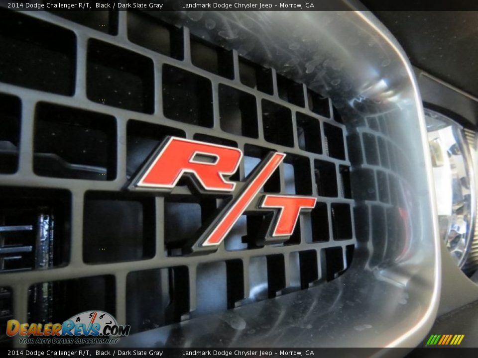 2014 Dodge Challenger R/T Black / Dark Slate Gray Photo #7