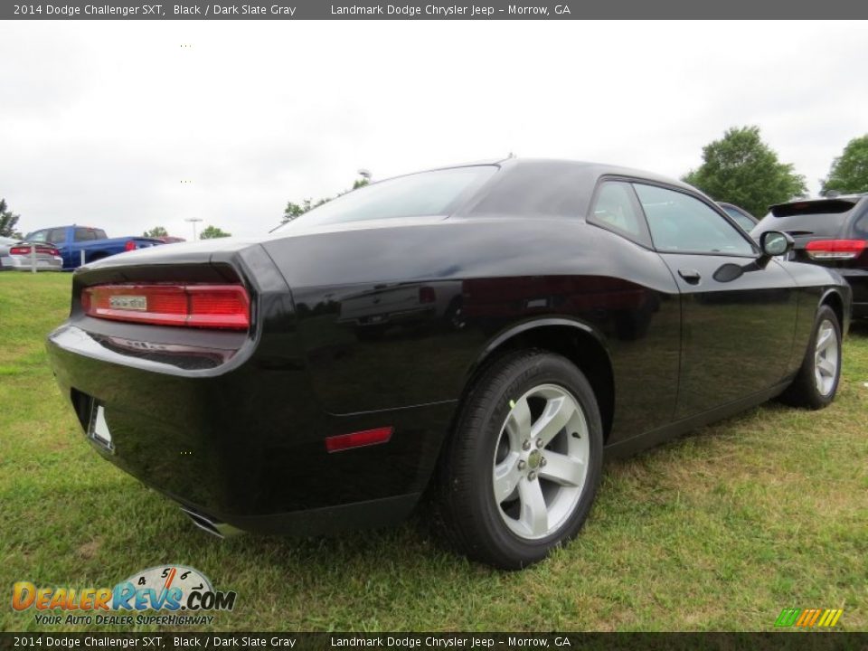 2014 Dodge Challenger SXT Black / Dark Slate Gray Photo #3