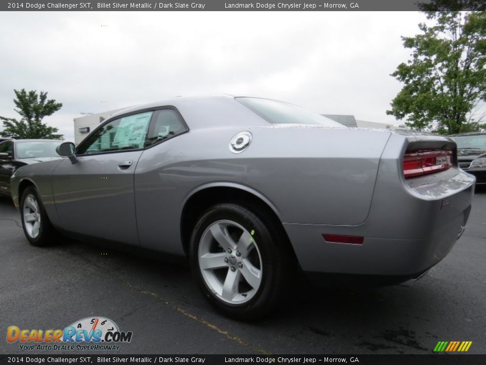 2014 Dodge Challenger SXT Billet Silver Metallic / Dark Slate Gray Photo #2