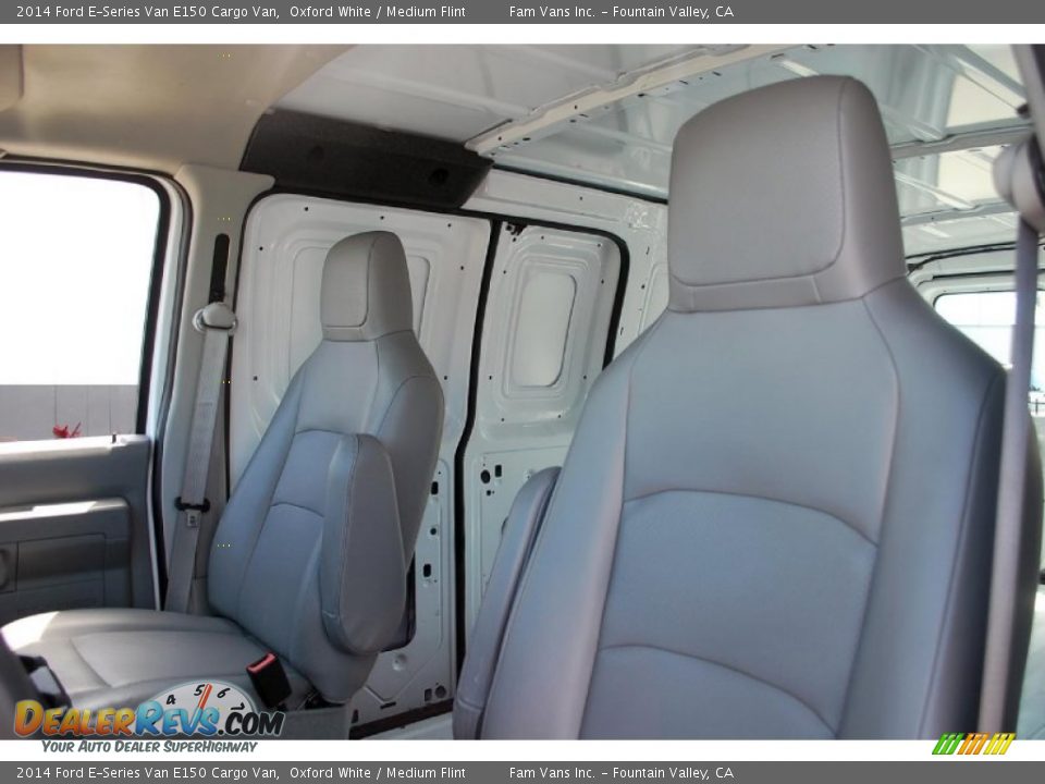 2014 Ford E-Series Van E150 Cargo Van Oxford White / Medium Flint Photo #15