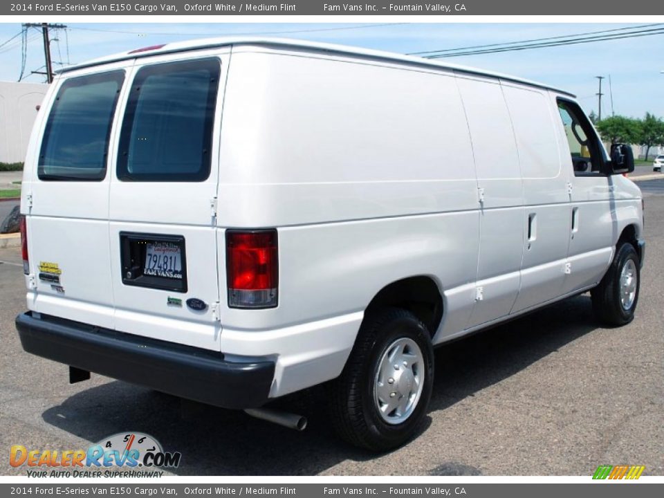 2014 Ford E-Series Van E150 Cargo Van Oxford White / Medium Flint Photo #3