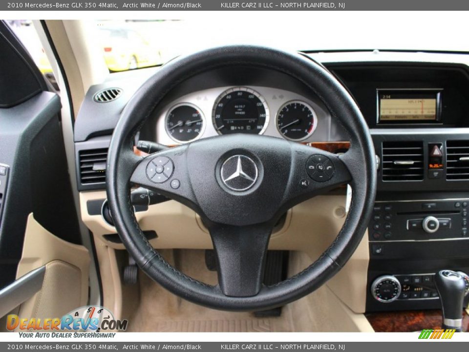 2010 Mercedes-Benz GLK 350 4Matic Arctic White / Almond/Black Photo #16