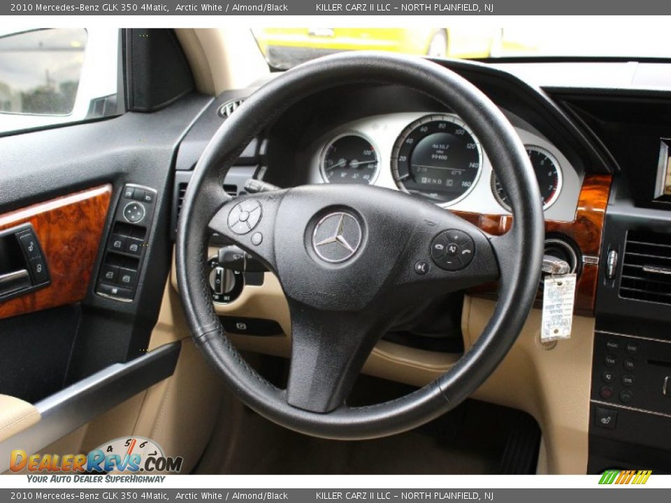2010 Mercedes-Benz GLK 350 4Matic Arctic White / Almond/Black Photo #21