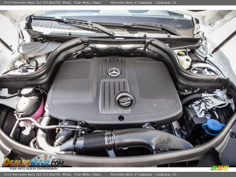 2014 Mercedes-Benz GLK 250 BlueTEC 4Matic Polar White / Black Photo #9
