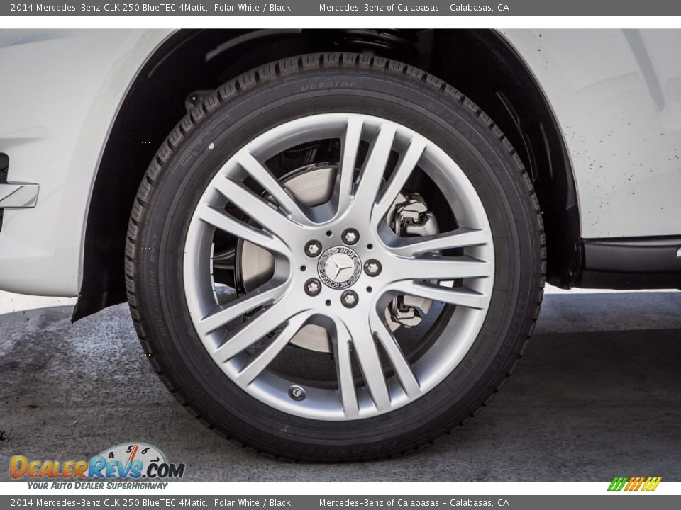 2014 Mercedes-Benz GLK 250 BlueTEC 4Matic Polar White / Black Photo #10
