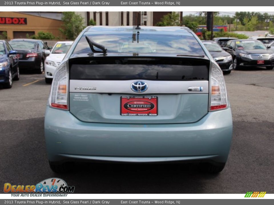 2013 Toyota Prius Plug-in Hybrid Sea Glass Pearl / Dark Gray Photo #4
