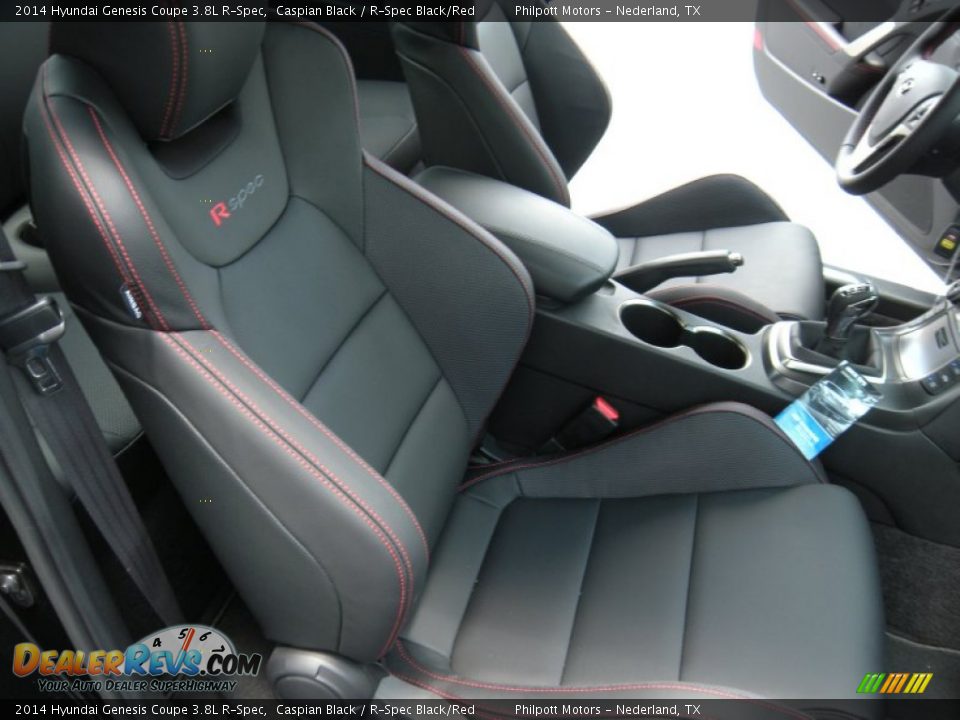 R-Spec Black/Red Interior - 2014 Hyundai Genesis Coupe 3.8L R-Spec Photo #18