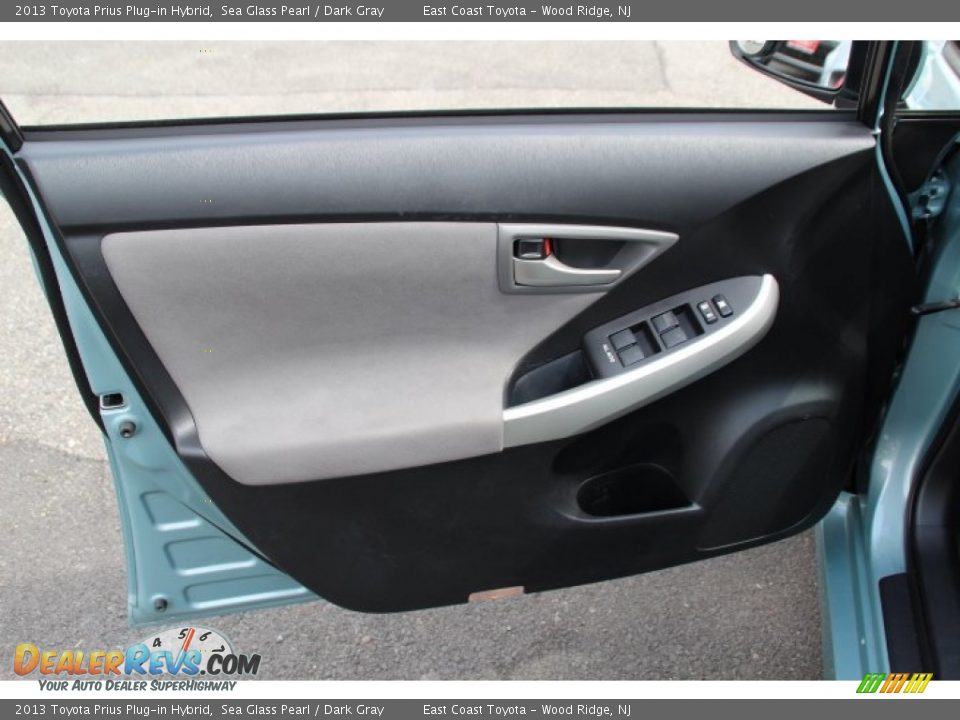 2013 Toyota Prius Plug-in Hybrid Sea Glass Pearl / Dark Gray Photo #9