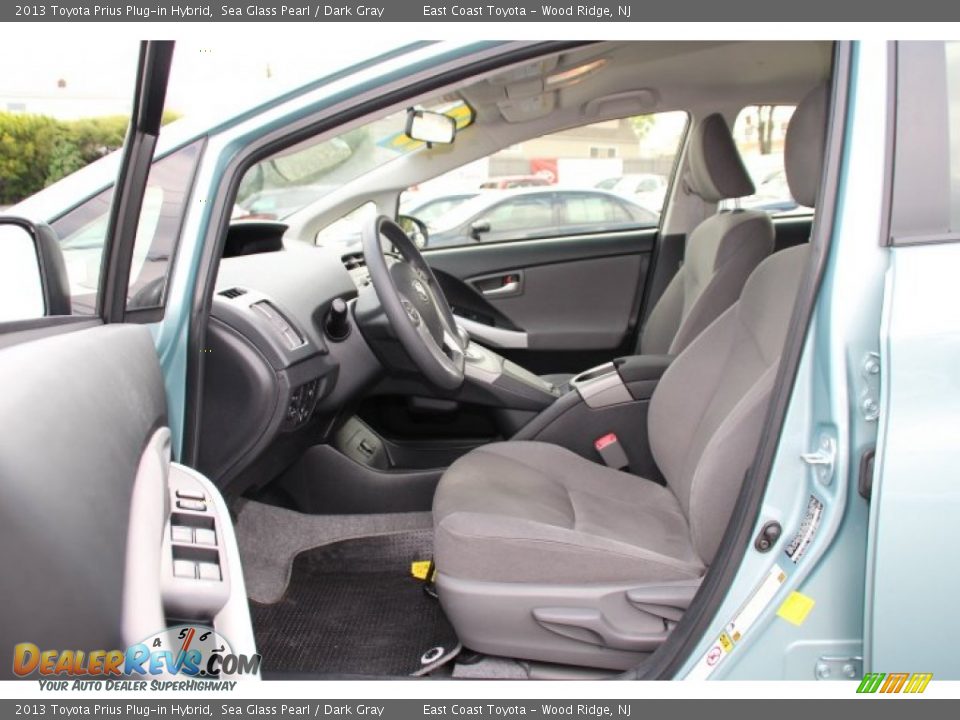 2013 Toyota Prius Plug-in Hybrid Sea Glass Pearl / Dark Gray Photo #11
