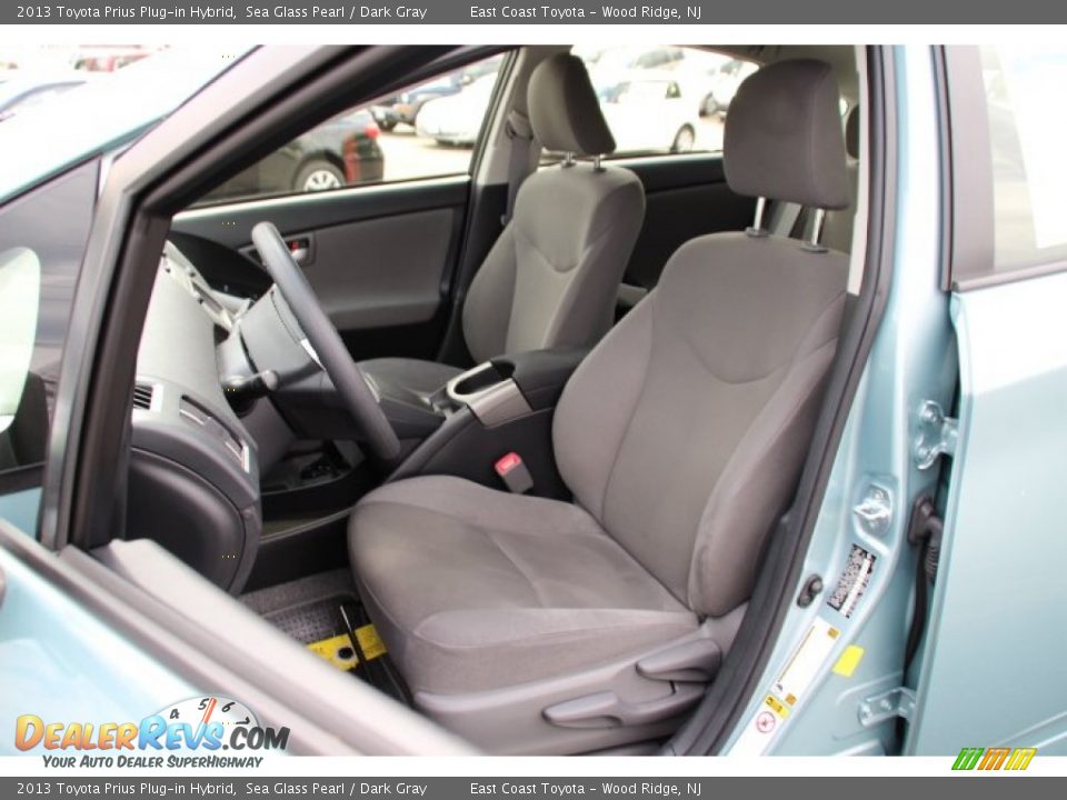 2013 Toyota Prius Plug-in Hybrid Sea Glass Pearl / Dark Gray Photo #12