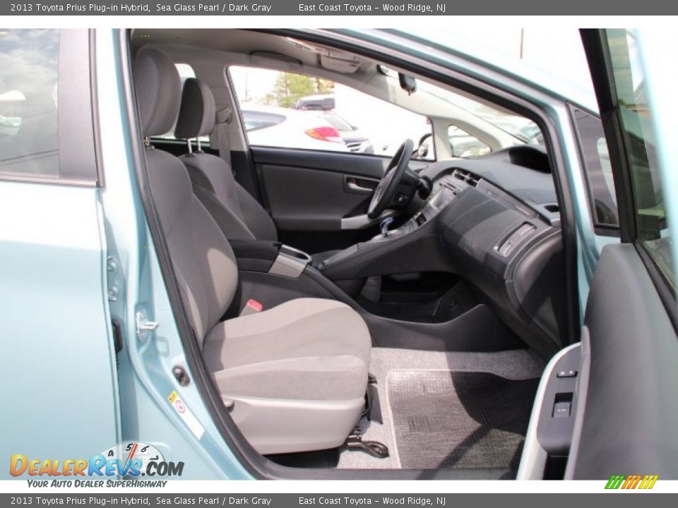 2013 Toyota Prius Plug-in Hybrid Sea Glass Pearl / Dark Gray Photo #24