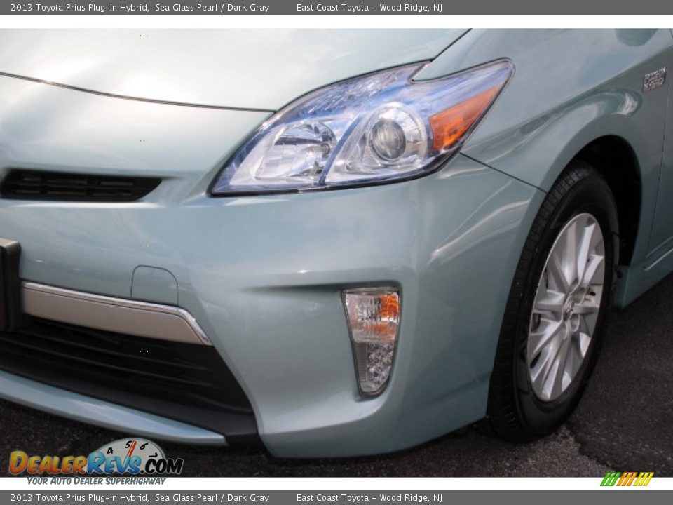 2013 Toyota Prius Plug-in Hybrid Sea Glass Pearl / Dark Gray Photo #26