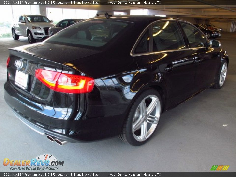 2014 Audi S4 Premium plus 3.0 TFSI quattro Brilliant Black / Black Photo #2
