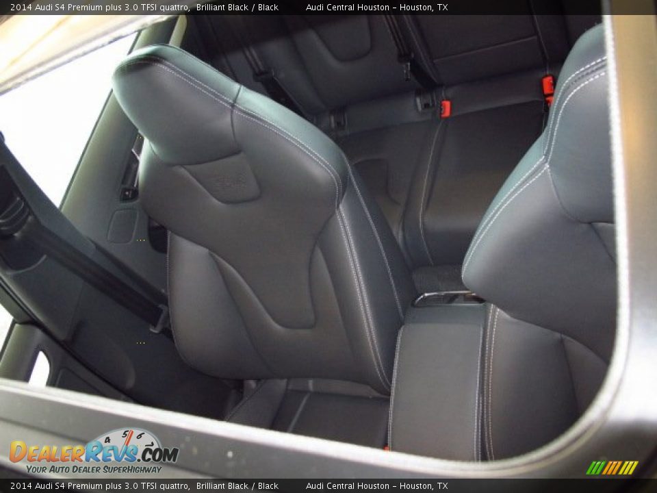 2014 Audi S4 Premium plus 3.0 TFSI quattro Brilliant Black / Black Photo #9