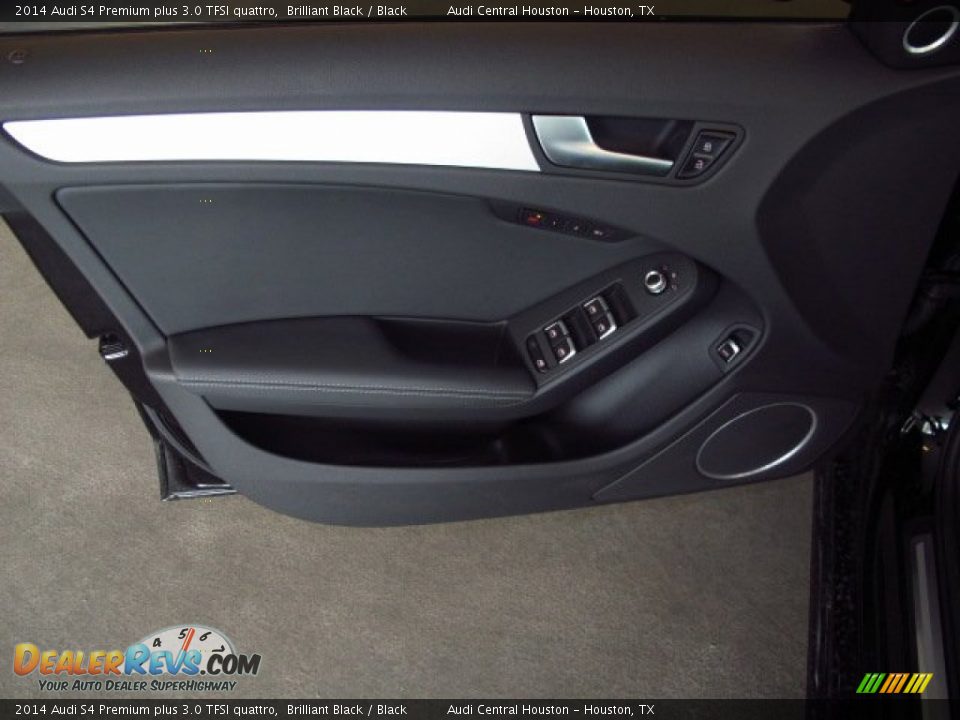 2014 Audi S4 Premium plus 3.0 TFSI quattro Brilliant Black / Black Photo #10