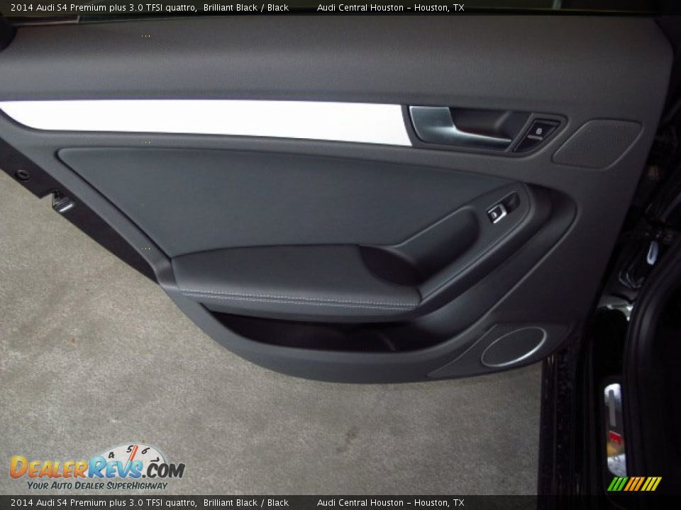 2014 Audi S4 Premium plus 3.0 TFSI quattro Brilliant Black / Black Photo #12