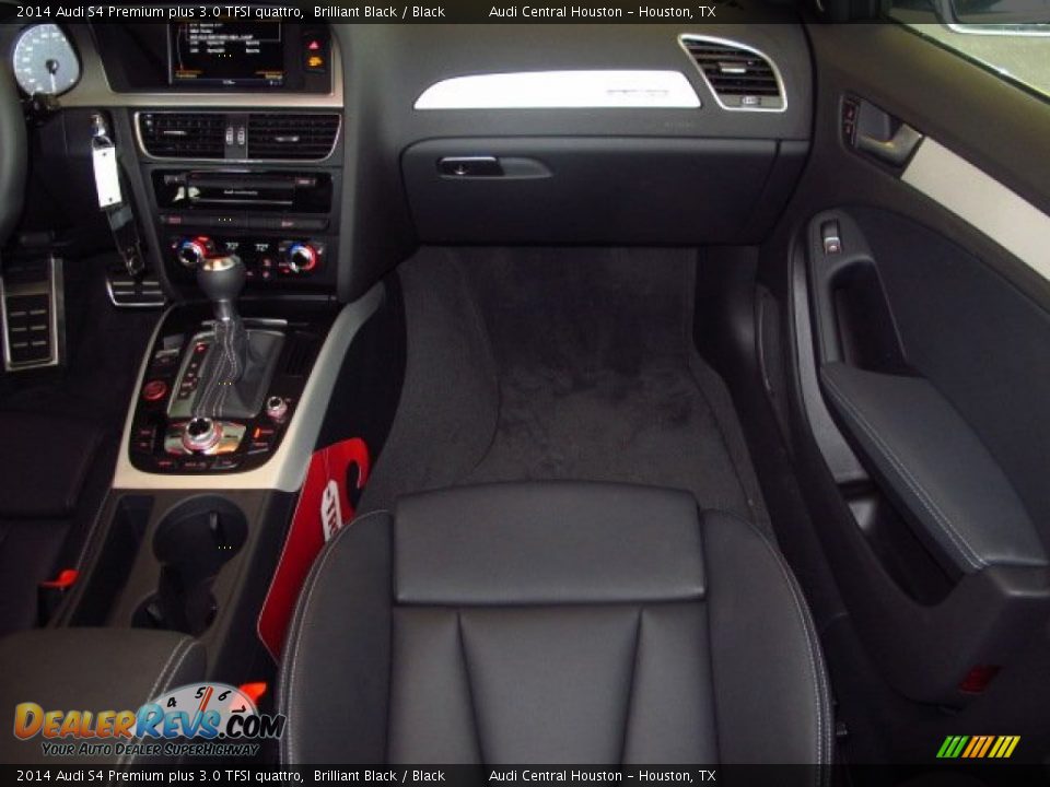 2014 Audi S4 Premium plus 3.0 TFSI quattro Brilliant Black / Black Photo #14