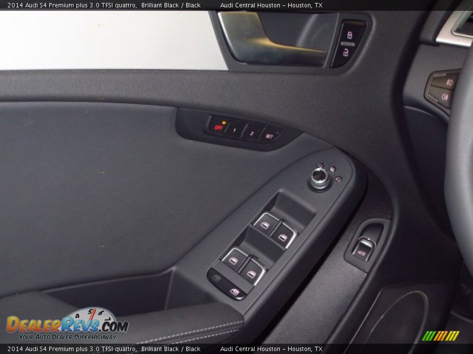 2014 Audi S4 Premium plus 3.0 TFSI quattro Brilliant Black / Black Photo #15