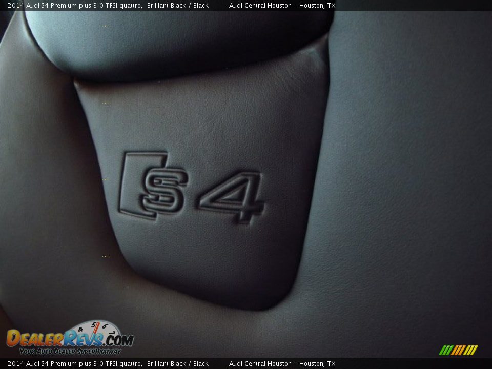 2014 Audi S4 Premium plus 3.0 TFSI quattro Brilliant Black / Black Photo #17