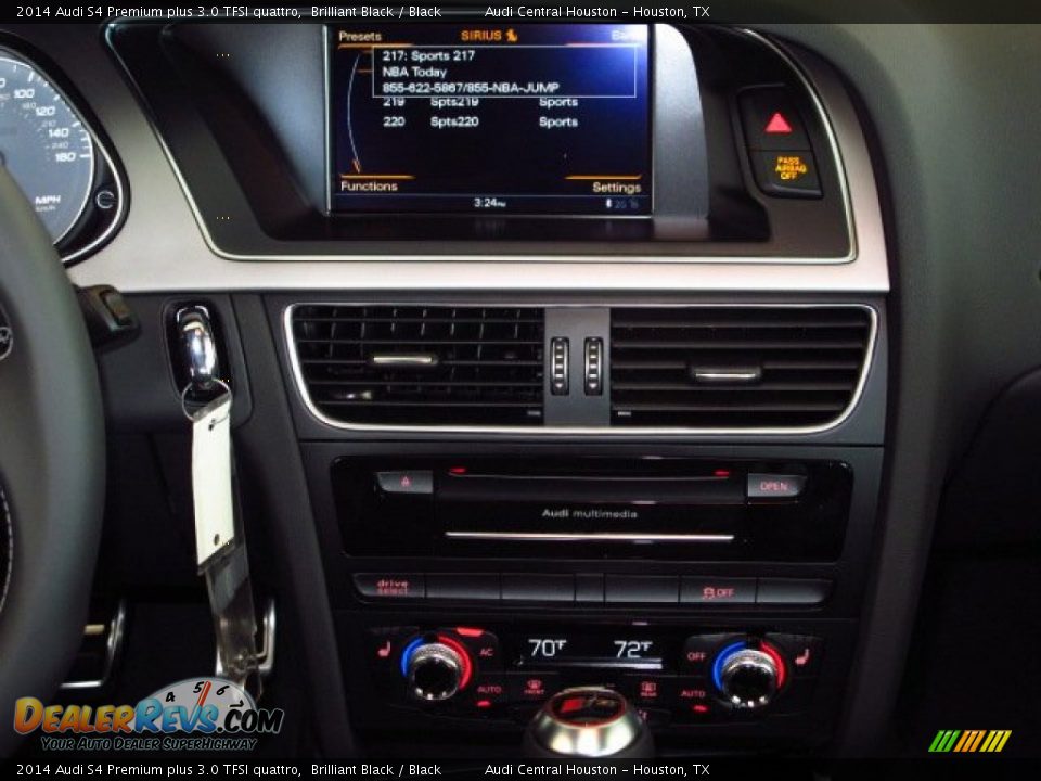 2014 Audi S4 Premium plus 3.0 TFSI quattro Brilliant Black / Black Photo #21