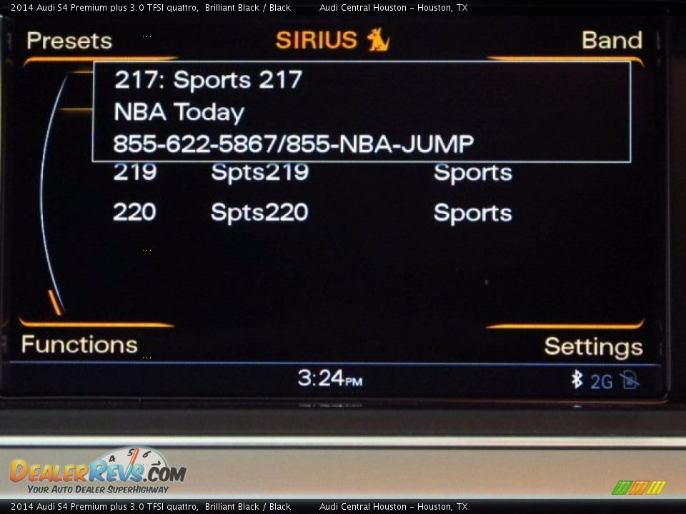 2014 Audi S4 Premium plus 3.0 TFSI quattro Brilliant Black / Black Photo #22