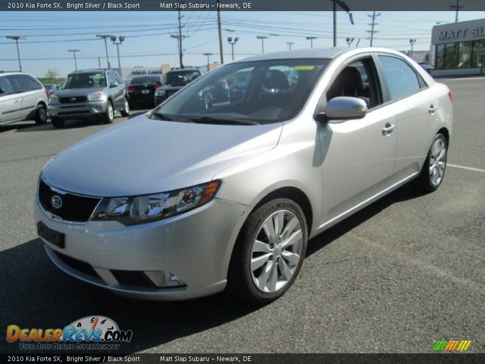 2010 Kia Forte SX Bright Silver / Black Sport Photo #2