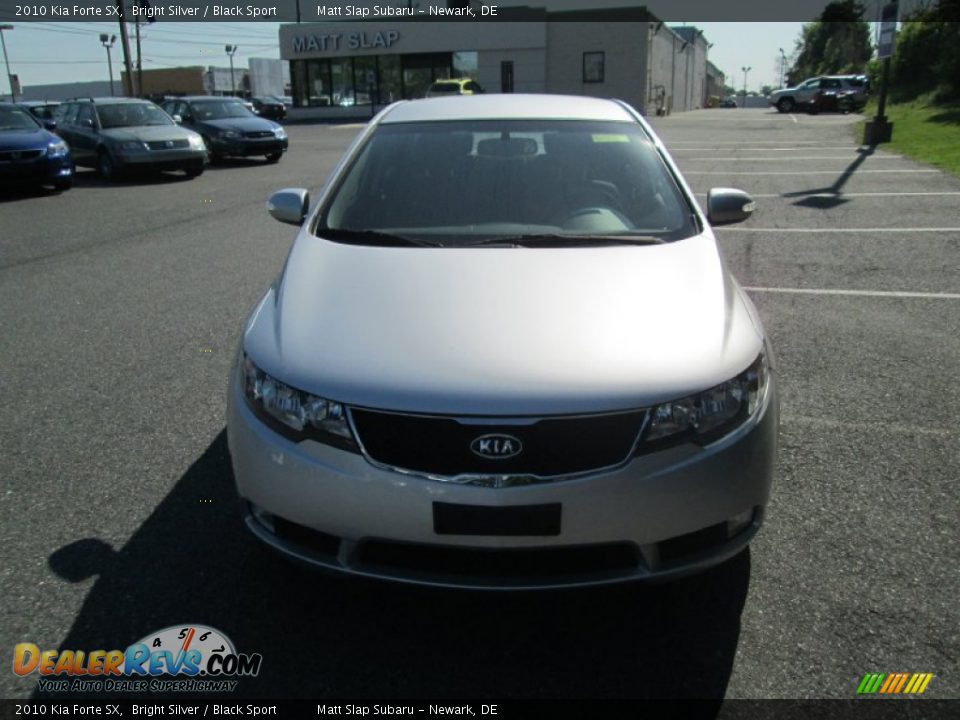 2010 Kia Forte SX Bright Silver / Black Sport Photo #3