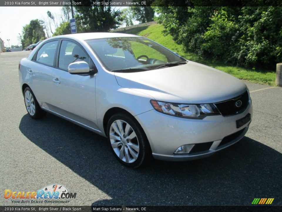 2010 Kia Forte SX Bright Silver / Black Sport Photo #4