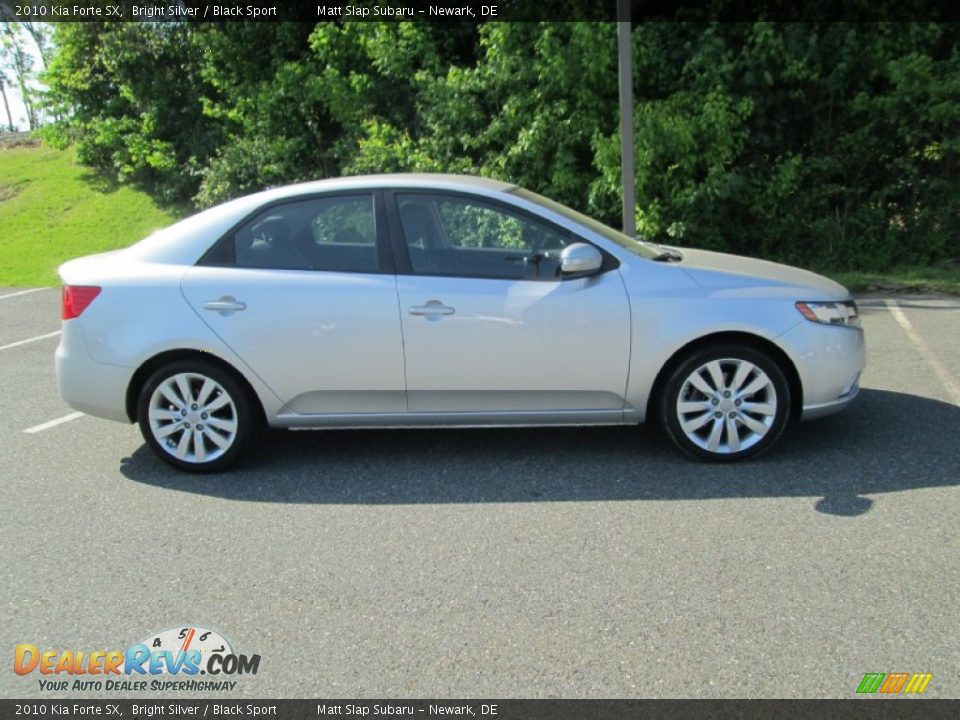 2010 Kia Forte SX Bright Silver / Black Sport Photo #5