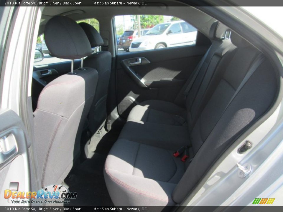 2010 Kia Forte SX Bright Silver / Black Sport Photo #19