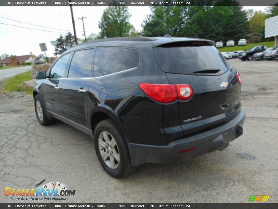 2009 Chevrolet Traverse LT Black Granite Metallic / Ebony Photo #3