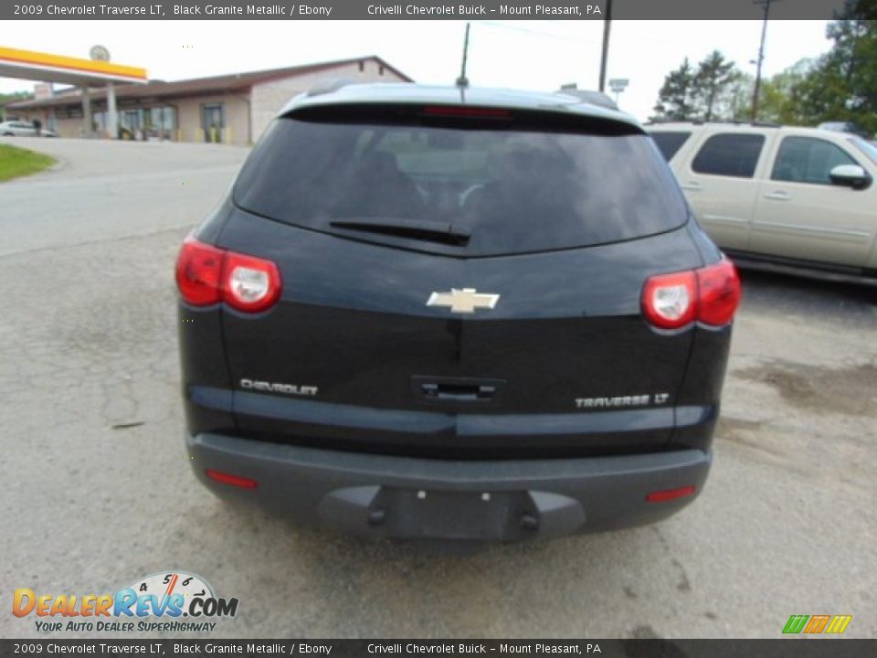 2009 Chevrolet Traverse LT Black Granite Metallic / Ebony Photo #4