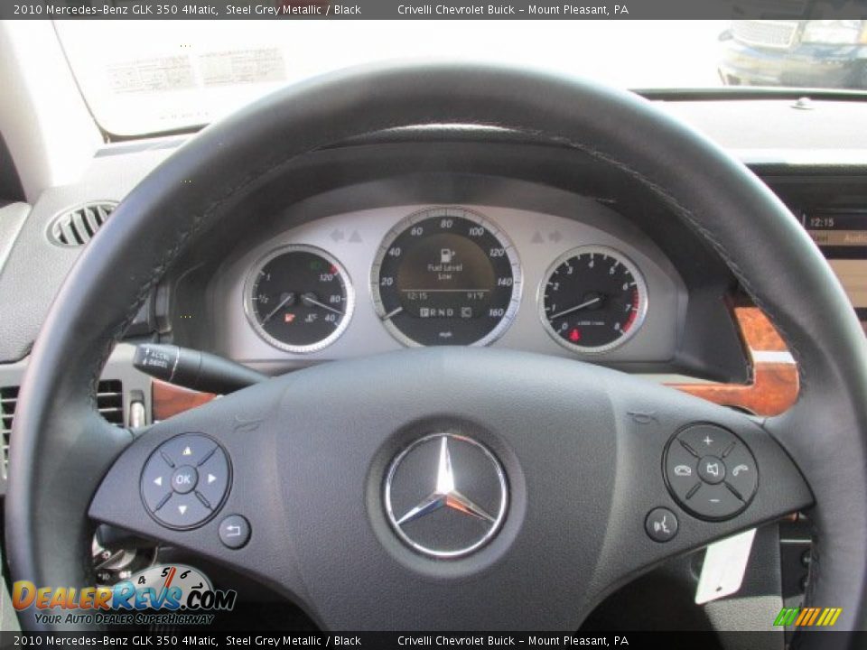2010 Mercedes-Benz GLK 350 4Matic Steel Grey Metallic / Black Photo #20