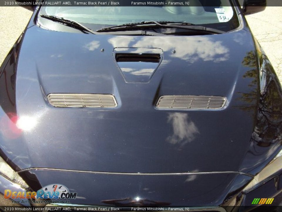 2010 Mitsubishi Lancer RALLIART AWD Tarmac Black Pearl / Black Photo #4