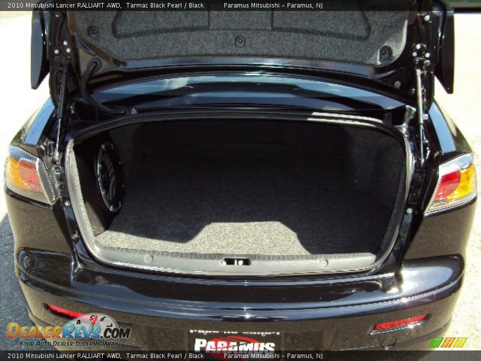 2010 Mitsubishi Lancer RALLIART AWD Tarmac Black Pearl / Black Photo #8