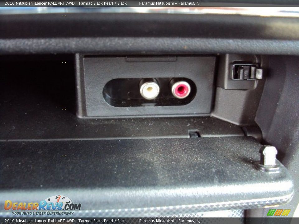 2010 Mitsubishi Lancer RALLIART AWD Tarmac Black Pearl / Black Photo #20